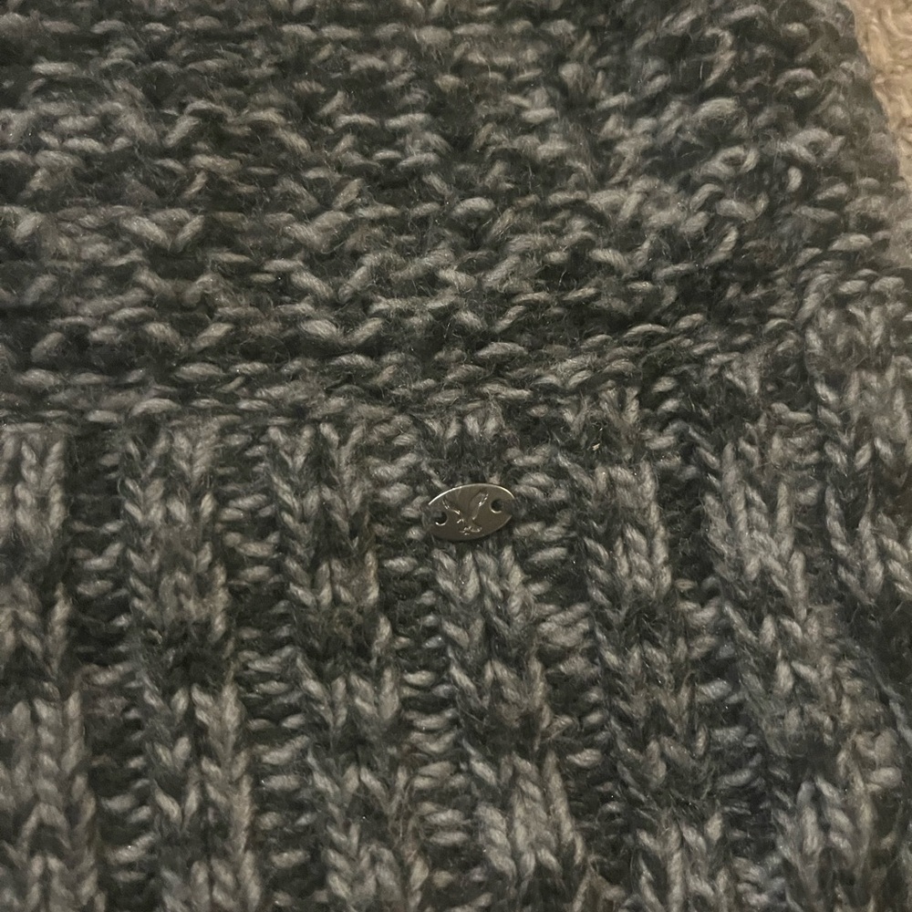 AMERICAN EAGLE OUTFITTERS Jegging Sweater Wool Mohair Blend S Gray Snowflake - Picture 2 of 7